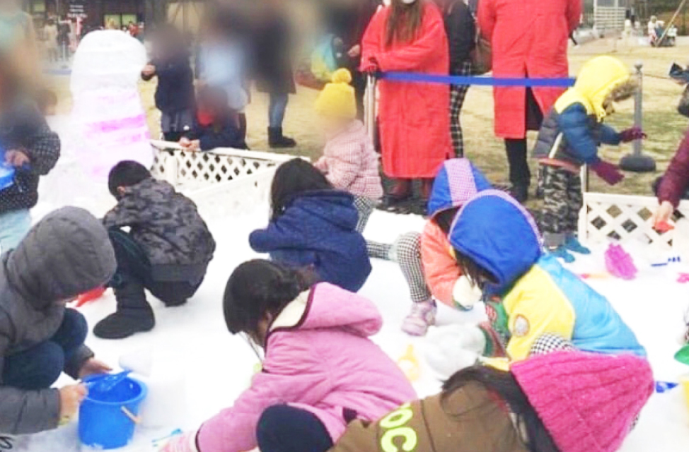 雪遊び体験コーナーイメージ
